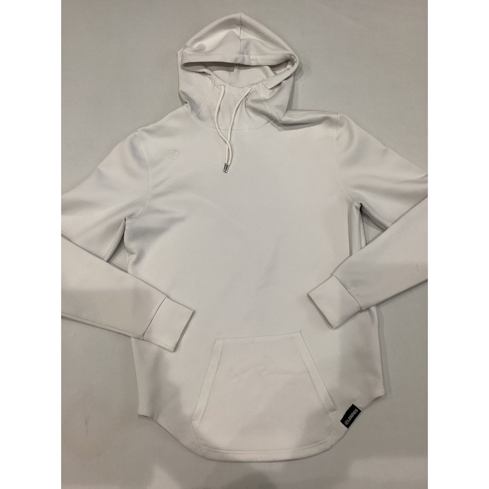 Legends Athletic Hoodie White Pullover Long Sleeve Casual Athleisure Mens M